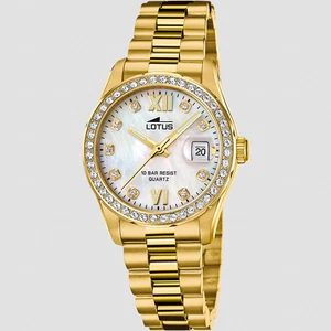 OROLOGIO MANUALE DONNA LOTUS 18979 1 32 TEMPO DATA ACCIAIO GRIGIO ORIGINALAI2026 - Picture 1 of 3