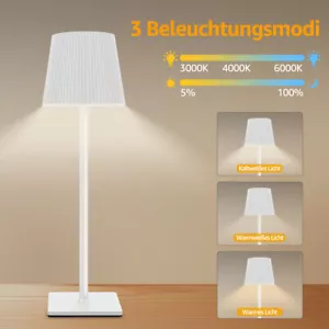 7MAGIC Dimmbar LED Akku Tischleuchte Tischlampe LED Lampe USB Nachttischlampen - Bild 1 von 11