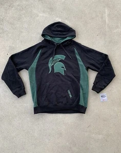 Stadium Athletic Michigan State Spartans Pull Over Hoodie, Black Large NWT - Picture 1 of 8