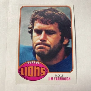 1976 Topps Football Jim Yarbrough Detroit Lions Karte #21 - Bild 1 von 2