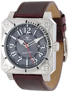 Viceroy Herrenuhr 432121-15 ""Rebel"" Edelstahl braunes Leder unverbindliche Preisempfehlung des Herstellers 450 $ - Bild 1 von 1