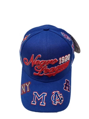 Gorra Conmemorativa de Béisbol Liga Negra Ajustable Azul Gorra Bordada para Todos los Equipos Foto 1 de 4