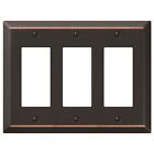 Oil Rubbed Bronze Wall Switch Plate Outlet Cover Toggle Rocker GFI Duplex Outlet