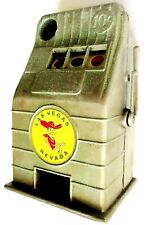 VINTAGE 1950'S METAL "JACK POT BANK"  RENO - NEVADA - SLOT MACHINE