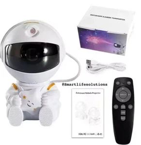 Astronaut Galaxy Projector Starry Star Sky Night Light Nebula Remote Projection - Picture 1 of 1