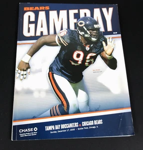 2006 NFL Chicago Bears Gameday Magazine Vs Tampa Bay December 17 Soldier Field - Bild 1 von 7