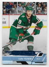 18/19 UPPER DECK OVERTIME BLUE PARALLEL Luke Kunin #124