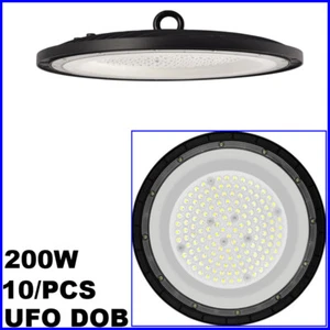 10 PACK LED UFO Shop Light 200W Factory Warehouse Commercial Light Fixtures - Picture 1 of 12