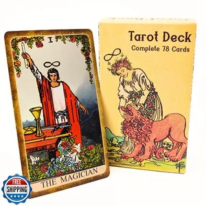 Cartas de Tarot Caldero Brujo - Mazo de Tarot Estilo Rider Waite Tamaño Clásico con - Imagen 1 de 5