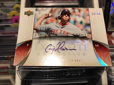 2006 Craig Hansen Upper Deck Exquisite ENDORSEMENTS AUTOGRAPH  18/40 AUTO SP RC - Image 1 of 3