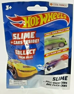 HOT WHEELS SLIME PULL BACK or Flick CAR/CAR Mystery Pack (New-In-Package) - Picture 1 of 4