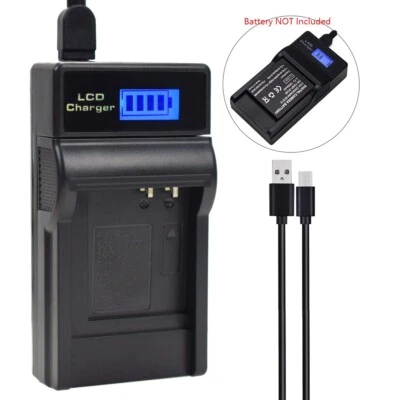 Cargador de batería LCD para LEICA BP-DC6 E BP-DC6 U BC-DC6 C-LUX 2 C-LUX 3 Foto 1 de 4