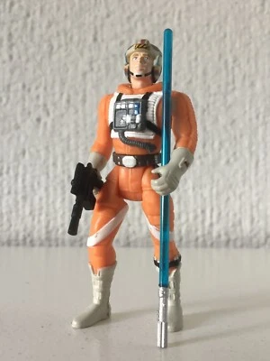LUKE SKYWALKER X-WING PILOT (SABLE LARGO) - STAR WARS - POTF- 1995 - ¡NUEVO! - Imagen 1 de 2