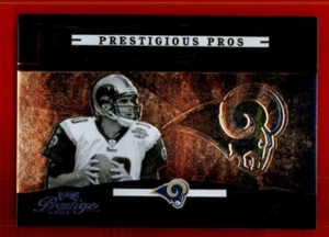 2005 Playoff Prestige Prestigious Pros Blue #PP31 Marc Bulger 040/250 - Picture 1 of 2