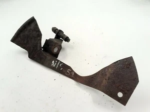 JAGUAR XJ6 XJ12 SERIES 1 LEFT NEARSIDE FRONT BRAKE DISC DUST SHIELD BRAKE PIPE - Picture 1 of 6