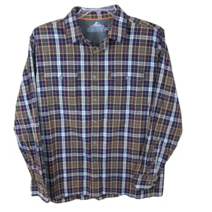 Croft & Barrow Long Sleeve Quick Dry Vented Shirt Men's Large Plaid Stretch - Picture 1 of 8