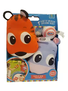 Little Tikes Catch N' Stick Toss Game con 2 guanti morbidi e 1 baseball Easy Catch NUOVO - Foto 1 di 2