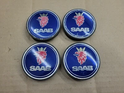 萨博 1999 - 2002 年 9 - 3 9 - 5 蓝色套装 2.5 英寸 2 1/2 中心盖轮毂防尘罩 4566311 — 第 1/4 张图片