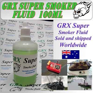 GRX Super Smoker  Fluid 100 ml   Model Boat Tank Trains Trucks  - Bild 1 von 9