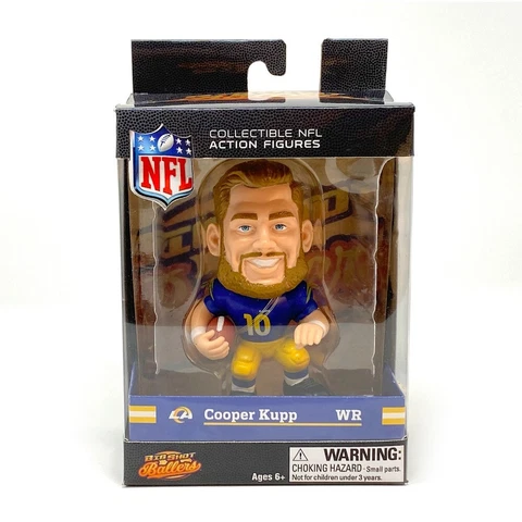 COOPER KUPP LOS ANGELES RAMS BIG SHOT BALLER ACTION FIGURE NEW IN BOX NFL Cover