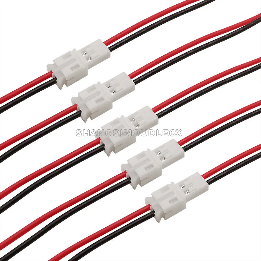 MARKENLOS Conector de cable macho hembra JST PH 2.0 2 pines 20 cm paso micro JST PH 2P 2,0 mm