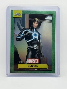 2024 Topps Chrome Marvel Havok Green Refractor /99 - Picture 1 of 3