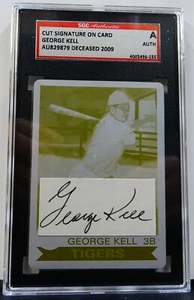George Kell HOF handsigniert 2016 Topps Archiv Druckplatte #1/1 - SGC Auth. - Bild 1 von 2