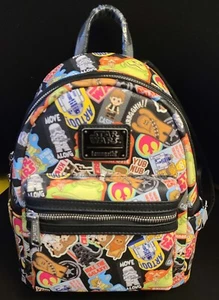 Loungefly Star Wars Kawaii Aufkleber Mini Rucksack Neu mit Etikett - Bild 1 von 6