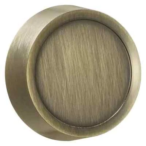 Pomello dimmer piatto da parete, ottone antico - Foto 1 di 1