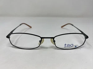 TAO TO 3001 SHINY BLACK 49-18-135 Metal Full Rim Eyeglasses Frame BB36 - Picture 1 of 8
