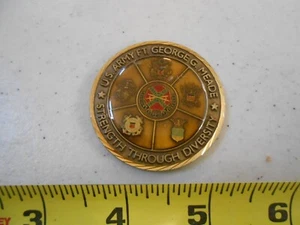 RARE COMMANDER FORT GEORGE MEADE US ARMY MILITARY CHALLENGE COIN MEDICAL - Picture 1 of 3