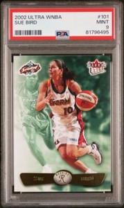 SUE BIRD 2002 Fleer Ultra WNBA #101 ROOKIE PSA 9 MINT POP 76 - RARE