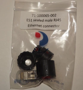 ※Nuevo※ ~ Rajant ES1 ~ Conector Ethernet RJ45 RJ45 sellado exterior impermeable macho - Imagen 1 de 2