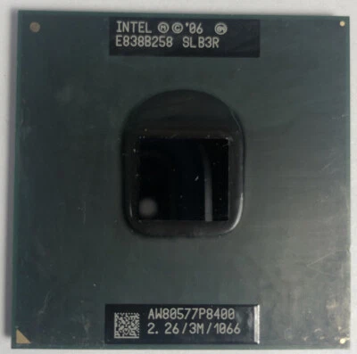 Intel Laptop Core 2 Duo P8400 SLB3R 2.26GHz 1066Mhz Mobile Processor CPU  - Image 1 of 2