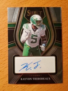 2022 Select Draft Rookie Auto #52 Kayvon Thibodeaux Oregon Giants - Picture 1 of 2