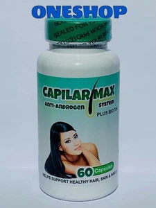 Capilar Max Anti-Androgen System Hair Growth Crec Pills Pastillas Para Cabello - Picture 1 of 3