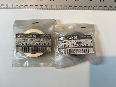 NISSAN ALTIMA MAXIMA MURANO (2)钢轮 RIM HUB CAP HUBCAP CENTER COVER PLUG 全新 — 第 1/4 张图片