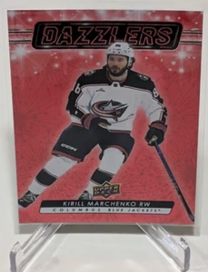 2023-24 Upper Deck Kirill Marchenko Red Dazzlers #DZ-74 Columbus Blue Jackets - Picture 1 of 2