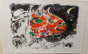 MARC CHAGALL AFTER THE WINTER APRES L'HIVER ORIGINAL LITHOGRAPH MOURLOT 651 - Bild 1 von 1