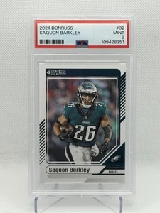 2024 Panini Donruss - Saquon Barkley #32 (MINT PSA 9) - Picture 1 of 2