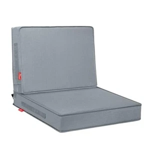 Outdoor Deep Seat Cushions 19 x 19 Inch Chair Cushions for Patio - Picture 1 of 8