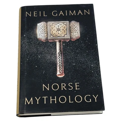 Norse Mythology Neil Gaiman Book HC DJ First Edition First Print 2017 - Image 1 of 4