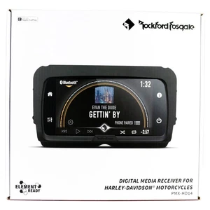 Rockford Fosgate PMX-HD14 Digital Media Receiver for 2014+ Harley-Davidson *OB* - Picture 1 of 5