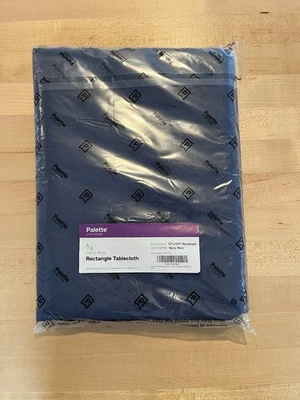 GEE DI MODA Tablecloth Rectangle 70 X 120 Inch Palette Navy Blue Many Available New