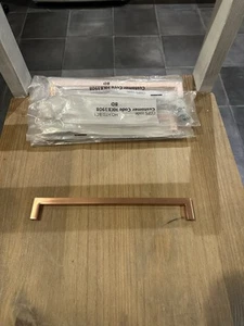 Howdens Kitchen Cupboard Door Handles - Copper Metric Bars (x6) - Picture 1 of 3
