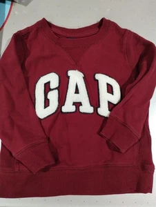 Gap Original Crewneck Sweatshirt Boys Size 3 Years Burgundy Preowned  - Picture 1 of 3