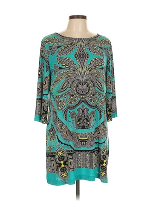 Alfani Women Green Casual Dress L Petites - Image 1 of 4