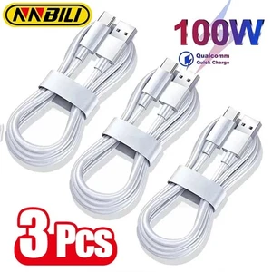 NNBILI 6A 100W USB Type C Fast Charging Cable for Huawei OPPO vivo iQOO 1-3PCS - Picture 1 of 13