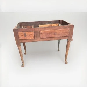 antique Queen Anne pa Walnut farm table tavern 1760 barn find project  18th cent - Picture 1 of 20