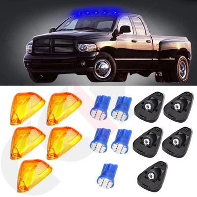 Cubierta de marcador de cabina ámbar para Ford E-250 99-16 5 y LED de 12 V T10 y base de alta calidad Foto 1 de 4